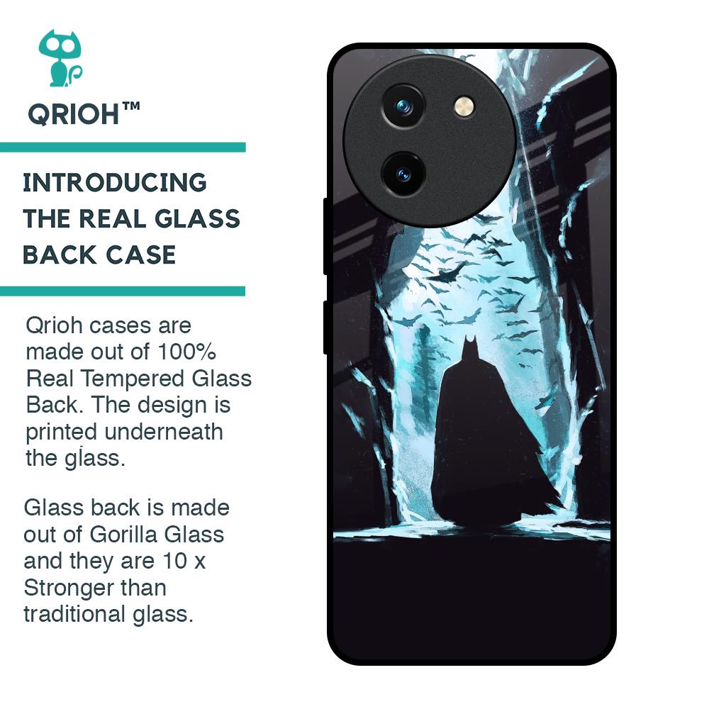 Dark Man In Cave Glass Case for Vivo T3X 5G