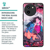 Radha Krishna Art Glass Case for Vivo T3X 5G