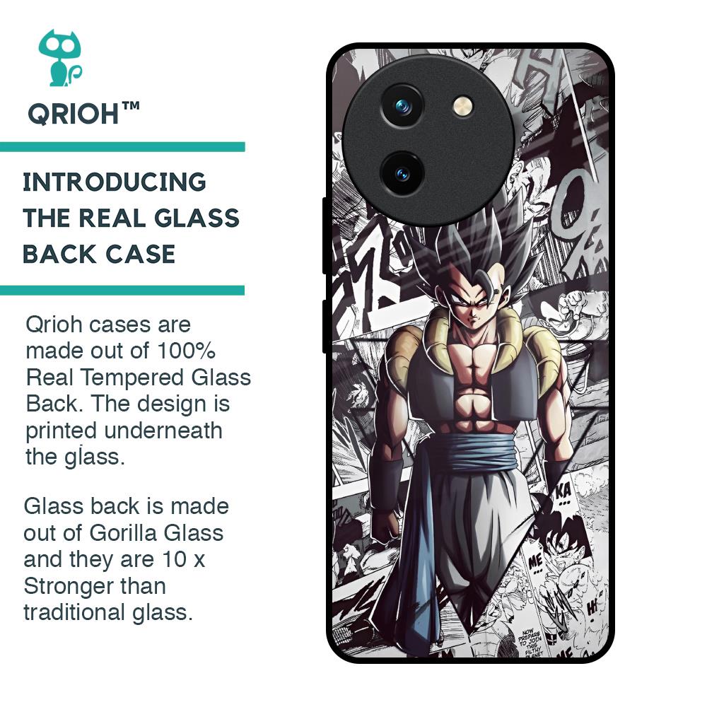 Dragon Anime Art Glass Case for Vivo T3X 5G