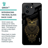 Golden Owl Glass Case for Vivo T3X 5G