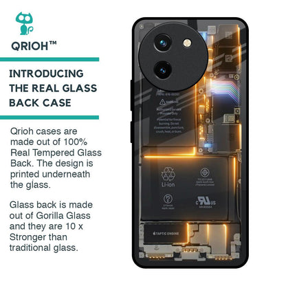 Glow Up Skeleton Glass Case for Vivo T3X 5G