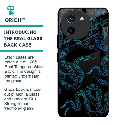 Serpentine Glass Case for Vivo T3X 5G