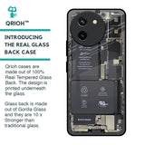 Skeleton Inside Glass Case for Vivo T3X 5G