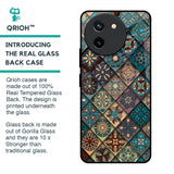 Retro Art Glass Case for Vivo T3X 5G