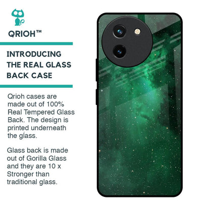 Emerald Firefly Glass Case For Vivo T3X 5G