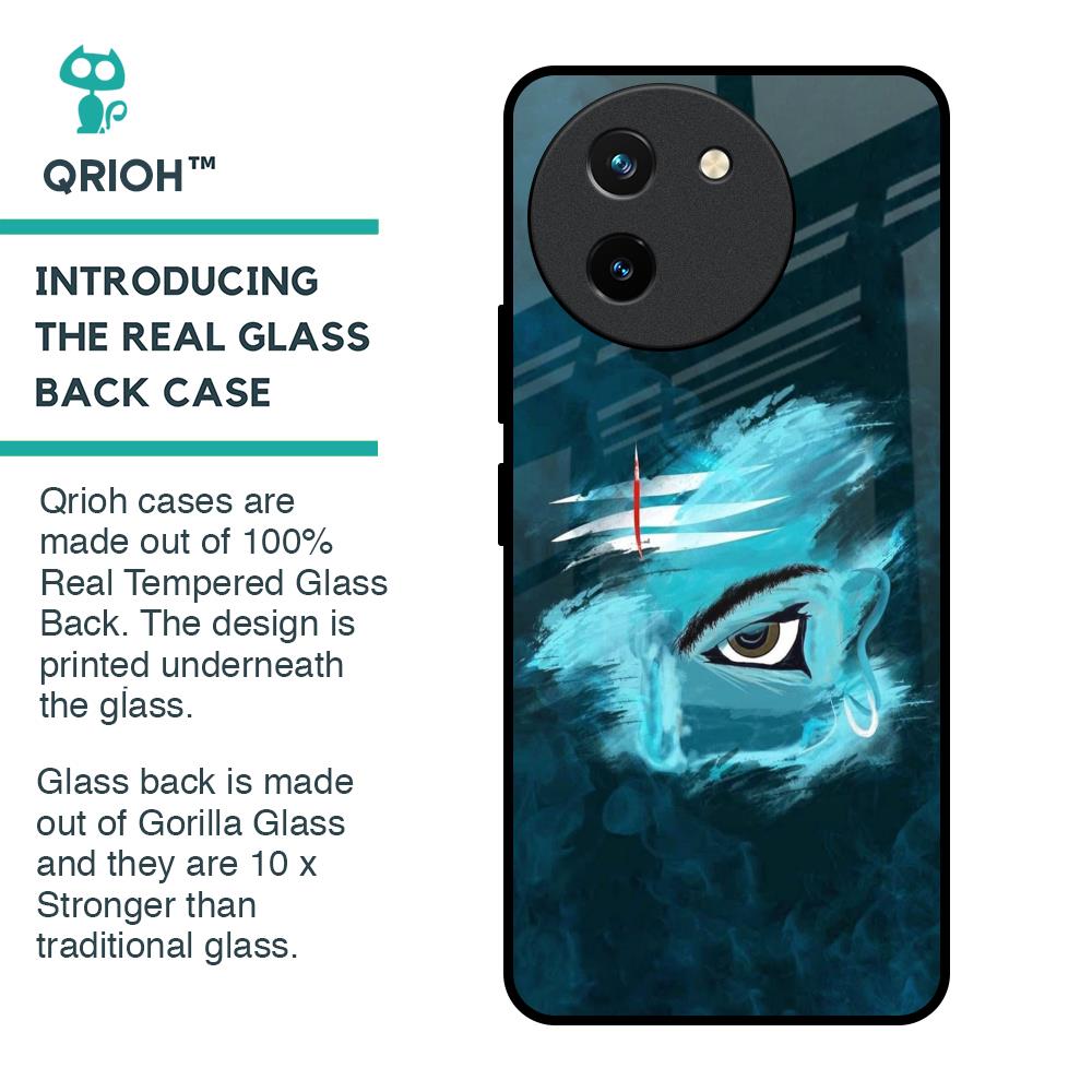 Power Of Trinetra Glass Case For Vivo T3X 5G