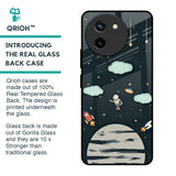 Astronaut Dream Glass Case For Vivo T3X 5G