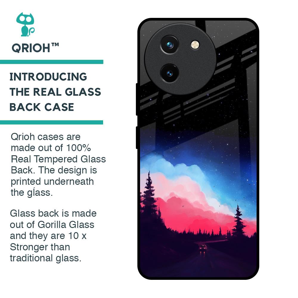 Drive In Dark Glass Case For Vivo T3X 5G