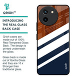 Bold Stripes Glass Case for Vivo T3X 5G