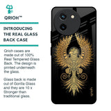 Mythical Phoenix Art Glass Case for Vivo T3X 5G