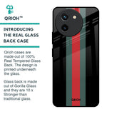 Vertical Stripes Glass Case for Vivo T3X 5G