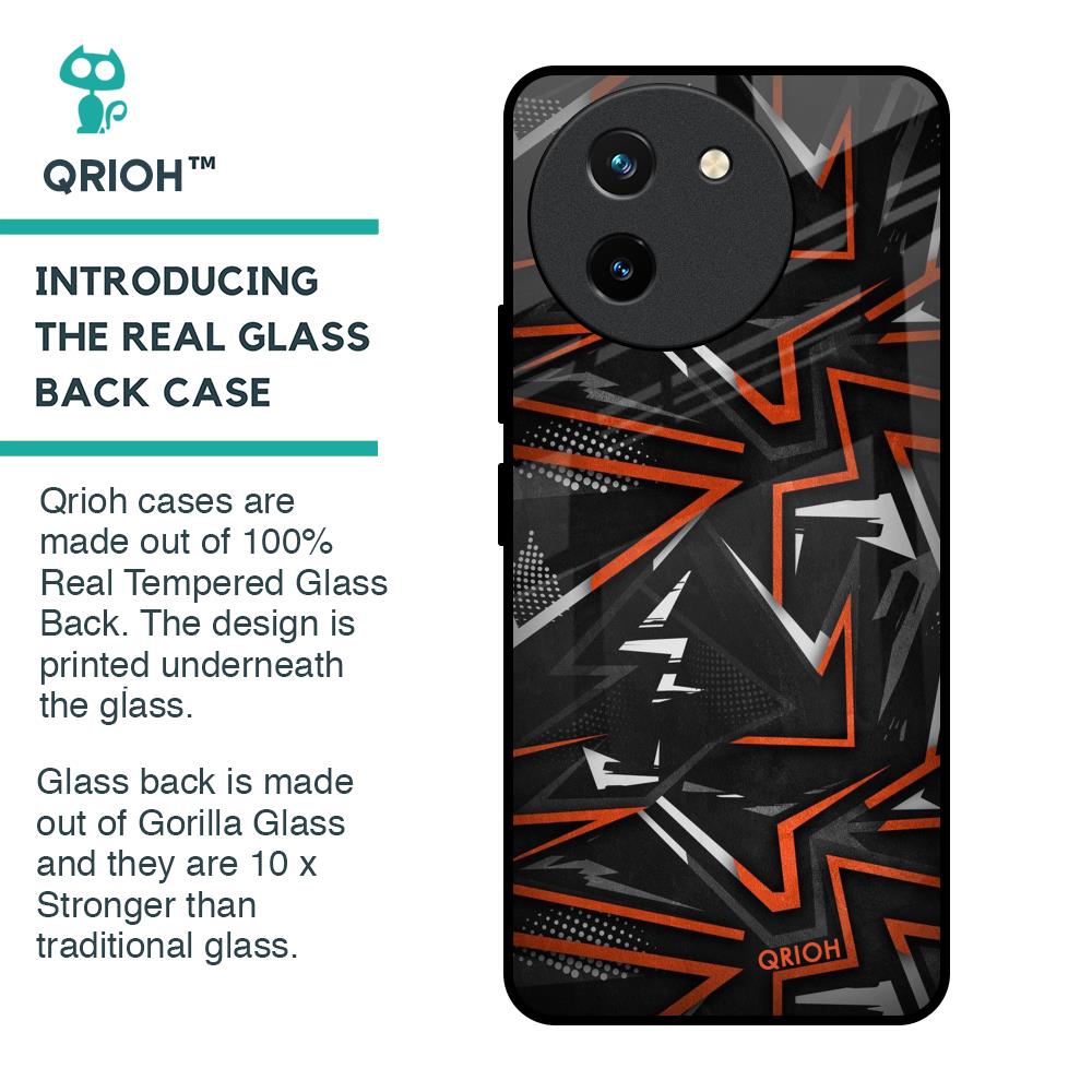 Vector Art Glass Case for Vivo T3X 5G