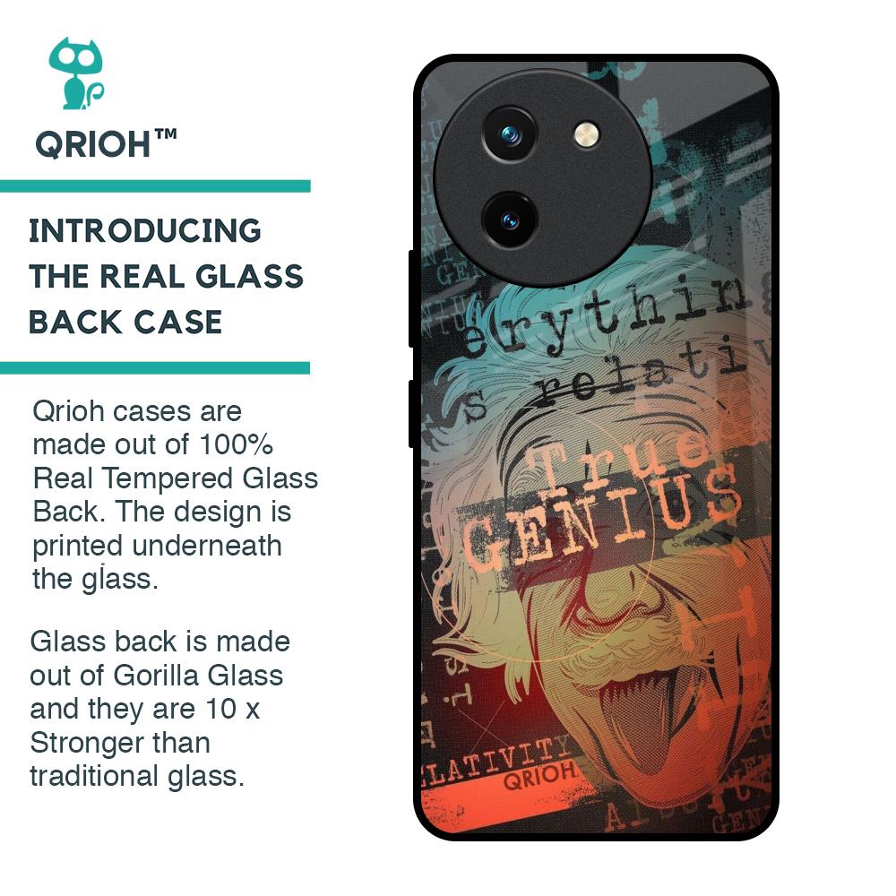 True Genius Glass Case for Vivo T3X 5G