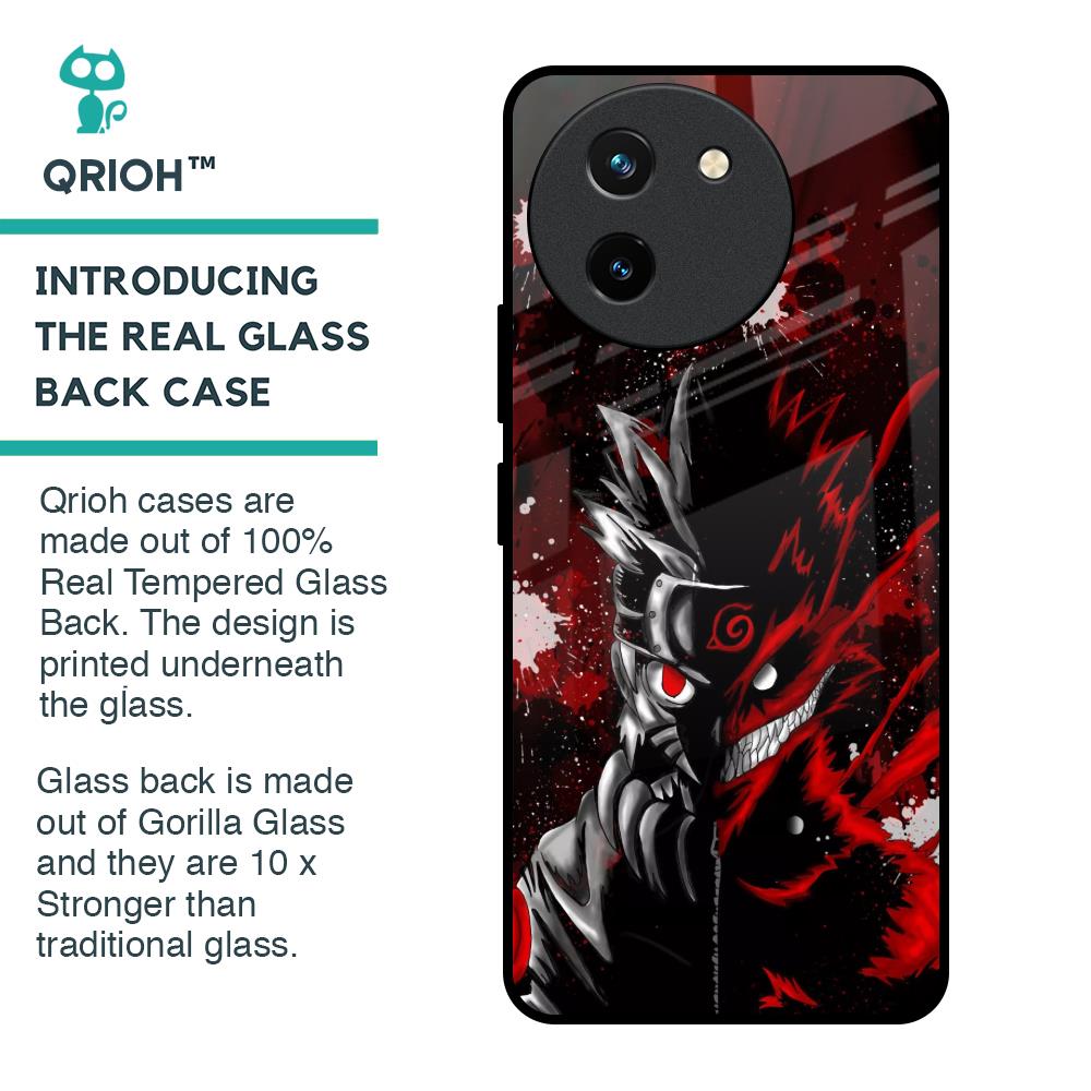 Dark Character Glass Case for Vivo T3X 5G
