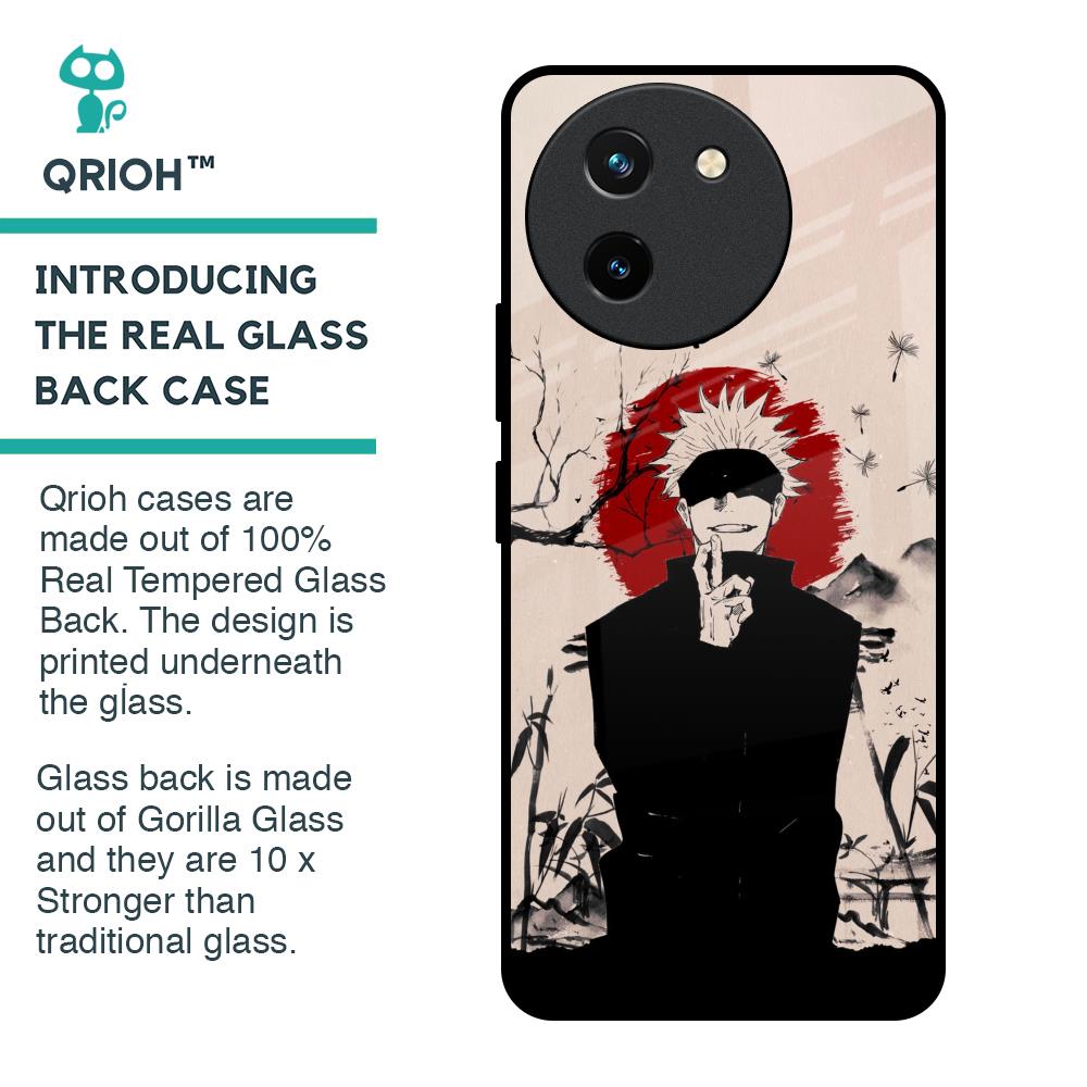Manga Series Glass Case for Vivo T3X 5G