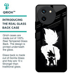 Monochrome Goku Glass Case for Vivo T3X 5G