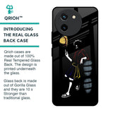 Luffy Line Art Glass Case for Vivo T3X 5G