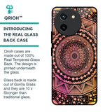 Floral Mandala Glass Case for Vivo T3X 5G