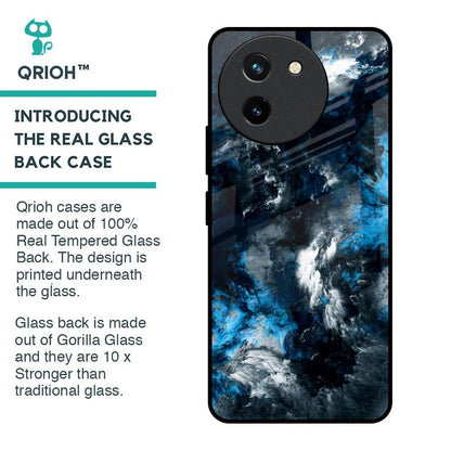 Cloudy Dust Glass Case for Vivo T3X 5G