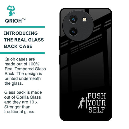 Push Your Self Glass Case for Vivo T3X 5G