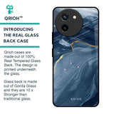 Deep Ocean Marble Glass Case for Vivo T3X 5G