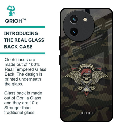 Army Warrior Glass Case for Vivo T3X 5G