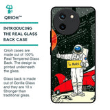 Astronaut on Mars Glass Case for Vivo T3X 5G