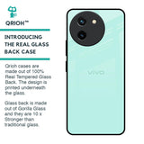 Teal Glass Case for Vivo T3X 5G