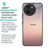 Golden Mauve Glass Case for Vivo T3X 5G