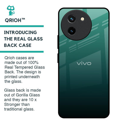 Palm Green Glass Case For Vivo T3X 5G