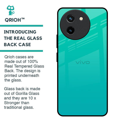 Cuba Blue Glass Case For Vivo T3X 5G