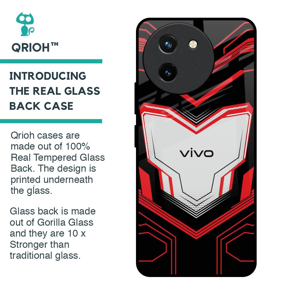Quantum Suit Glass Case For Vivo T3X 5G
