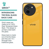 Fluorescent Yellow Glass case for Vivo T3X 5G