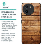 Wooden Planks Glass Case for Vivo T3X 5G