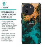 Watercolor Wave Glass Case for Vivo T3X 5G