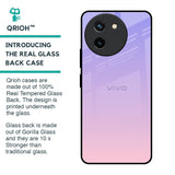 Lavender Gradient Glass Case for Vivo T3X 5G