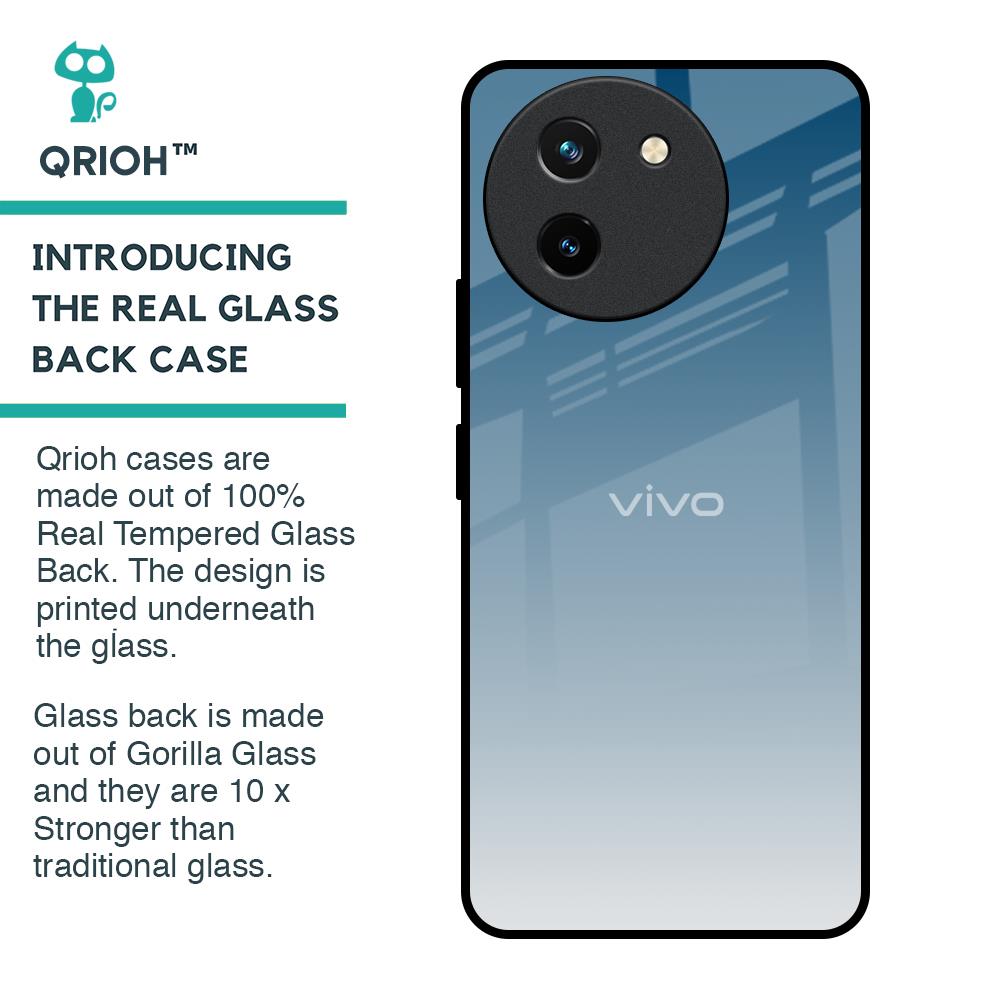 Deep Sea Space Glass Case for Vivo T3X 5G
