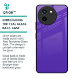 Amethyst Purple Glass Case for Vivo T3X 5G