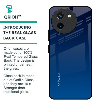 Very Blue Glass Case for Vivo T3X 5G