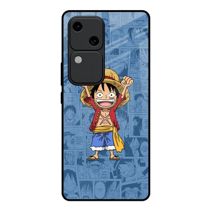 Chubby Anime Vivo V30 5G Glass Back Cover Online