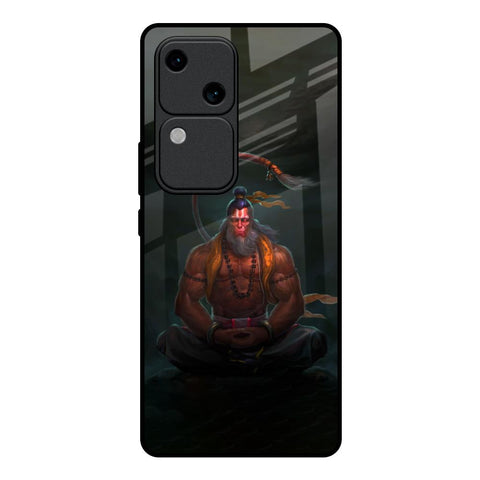 Lord Hanuman Animated Vivo V30 5G Glass Back Cover Online