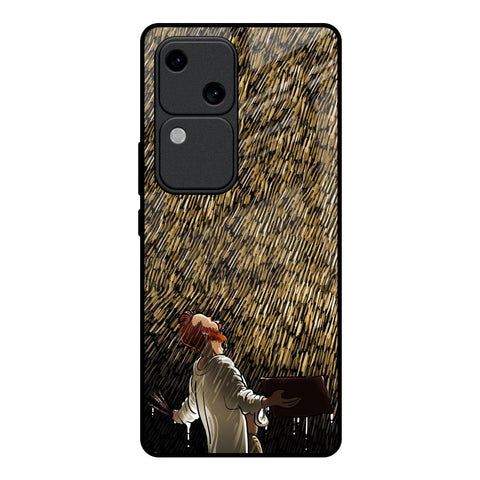 Rain Festival Vivo V30 5G Glass Back Cover Online