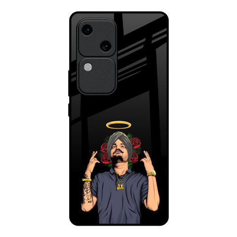 Punjabi Singer Poster Vivo V30 5G Glass Back Cover Online