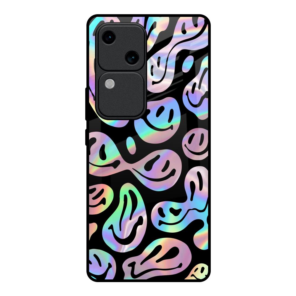 Acid Smile Vivo V30 5G Glass Back Cover Online