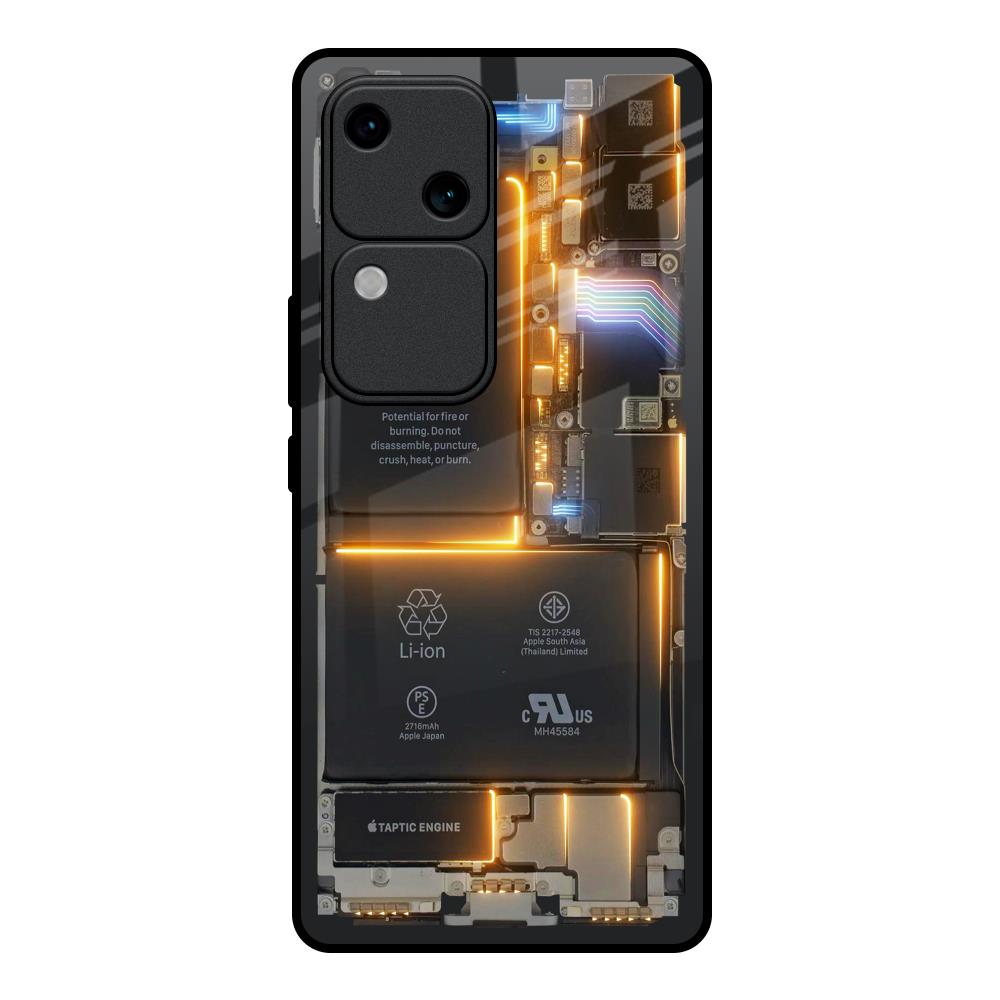 Glow Up Skeleton Vivo V30 5G Glass Back Cover Online