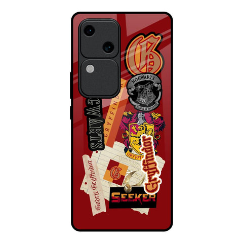 Gryffindor Vivo V30 5G Glass Back Cover Online
