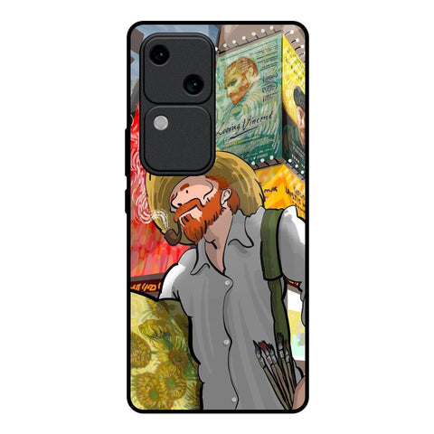 Loving Vincent Vivo V30 5G Glass Back Cover Online