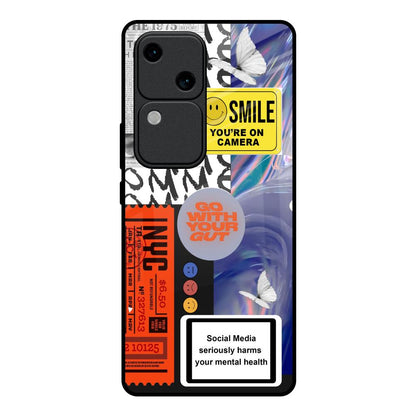Smile for Camera Vivo V30 5G Glass Back Cover Online