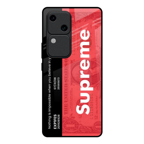 Supreme Ticket Vivo V30 5G Glass Back Cover Online