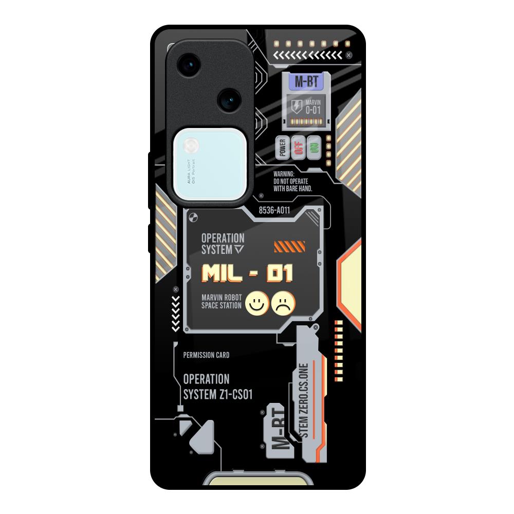 Exposed Parts Vivo V30 5G Glass Back Cover Online